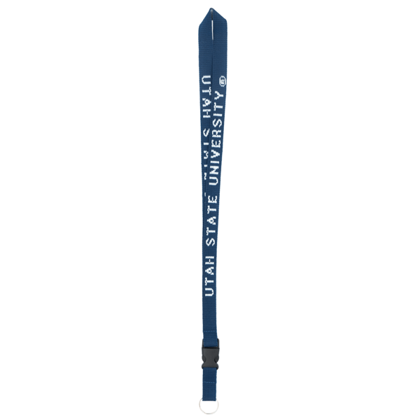 Utah State University Navy Clip Lanyard